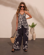 Korinna Floral Print Tunic Top