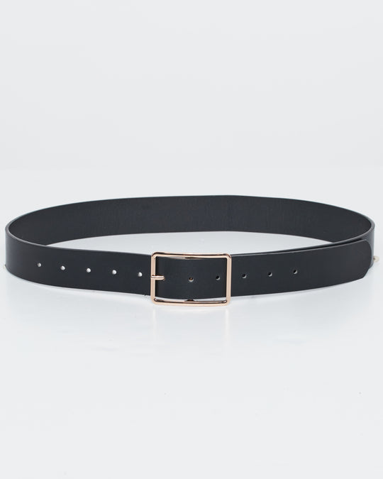 Main Moment Wide Square Buckle Belt