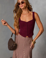 Larklin Corduroy Vest Top