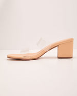 Lydiah Clear PVC Heeled Sandals