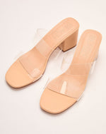 Lydiah Clear PVC Heeled Sandals