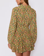 Fiona Floral Button Down Mini Dress