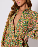 Fiona Floral Button Down Mini Dress