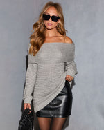 Adrienna Knit Off The Shoulder Sweater