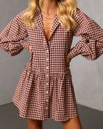 Tawnya Gingham Mini Dress