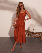 Coastal Moonlight Tiered Maxi Dress