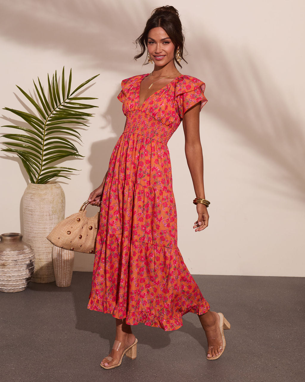 Sunbud Glow Floral Maxi Dress – VICI