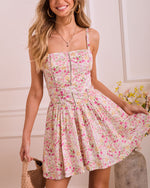 New Petal Fit And Flare Floral Mini Dress