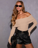 Lucina Knit Off The Shoulder Top