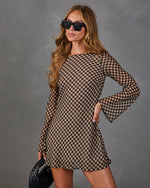 Paulette Plaid Mini Dress