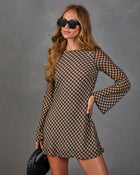Paulette Plaid Mini Dress