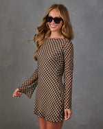 Paulette Plaid Mini Dress