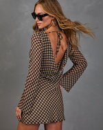 Paulette Plaid Mini Dress