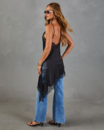 Moonlit Affair Satin Lace Maxi Cami