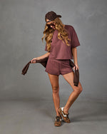 Cozy Atelier Low Rise Terry Shorts
