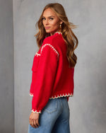 Cabin Crush Contrast Stitch Sweater