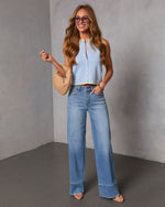 Sornel Contrast Trim Vest