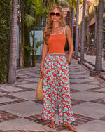Laverne Knit Contrast Trim Crop Tank Top