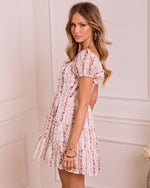 Roselle Dawn Fit And Flare Floral Mini Dress