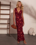 Jiya Bust Tie Maxi Dress