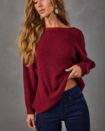 Bellina Knit Wrap Twist Sweater