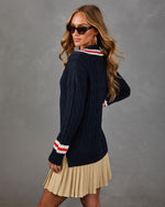 Open Invitation Knit Twofer Mini Shirt Dress