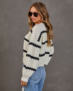 Kyra Striped Knit Sweater