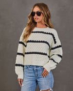 Kyra Striped Knit Sweater