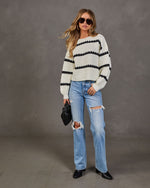 Kyra Striped Knit Sweater