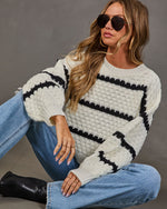 Kyra Striped Knit Sweater