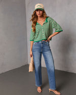 Core Society Striped Knit Cardigan