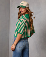 Core Society Striped Knit Cardigan