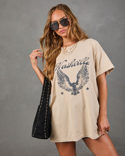 Nashville Muse Cotton Graphic Short Sleeve Tee – VICI