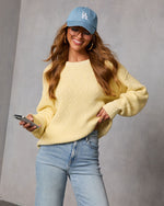 Instant Smile Ribbed Knit Sweater