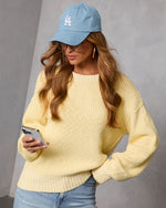 Instant Smile Ribbed Knit Sweater