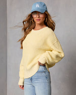 Instant Smile Ribbed Knit Sweater