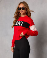 Ski Mode Graphic Knit Sweater