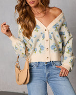 Jhenie Print Knit Cardigan