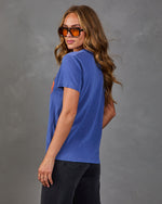 Denver Broncos Cotton Distressed Short Sleeve Graphic Tee