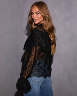 Elisara Ruffle Lace Top