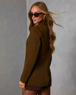Olive % Standards Pocketed Blazer-4