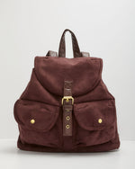 Serena Faux Suede Backpack