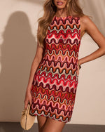 Cabana Dream Crochet Cover Up Mini Dress