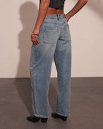 Emrie Rigid Mid Rise Barrel Leg Jeans