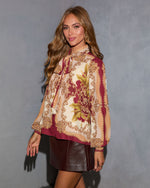 Mulled Glow Abstract Neck Tie Top