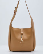 Tan % Sharah Vegan Leather Tote-3