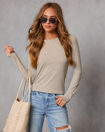 Midtown Muse Striped Long Sleeve Top