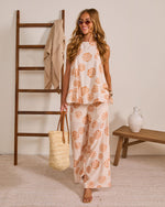 Golden Cove Floral Tank Top