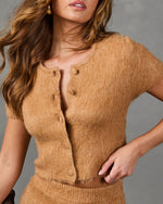 Harvest Society Knit Short Sleeve Sweater