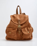 Serena Faux Suede Backpack